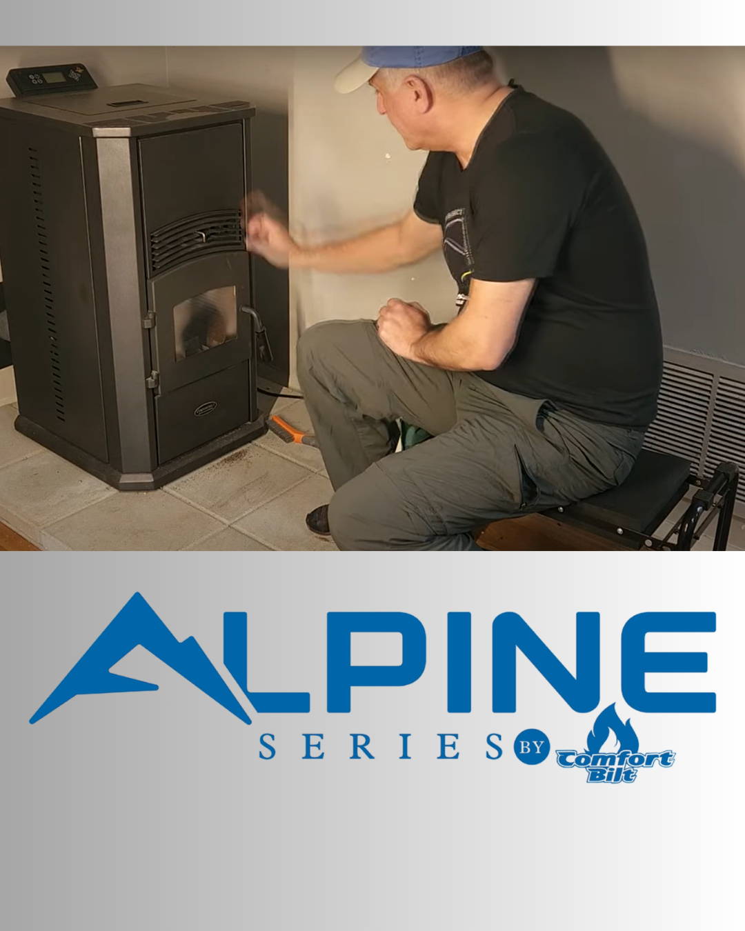 Comfortbilt Alpine HP41 Pellet Stove Youtube Video Review