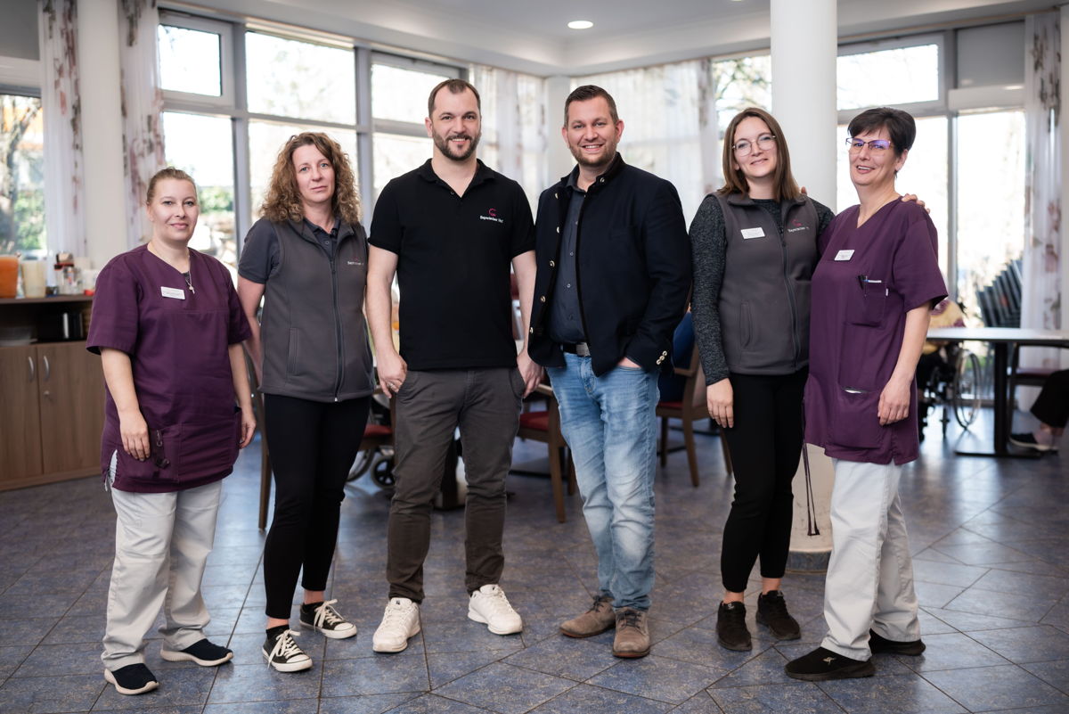 Mitarbeiter von Charleston aus verschiedenen Bereichen