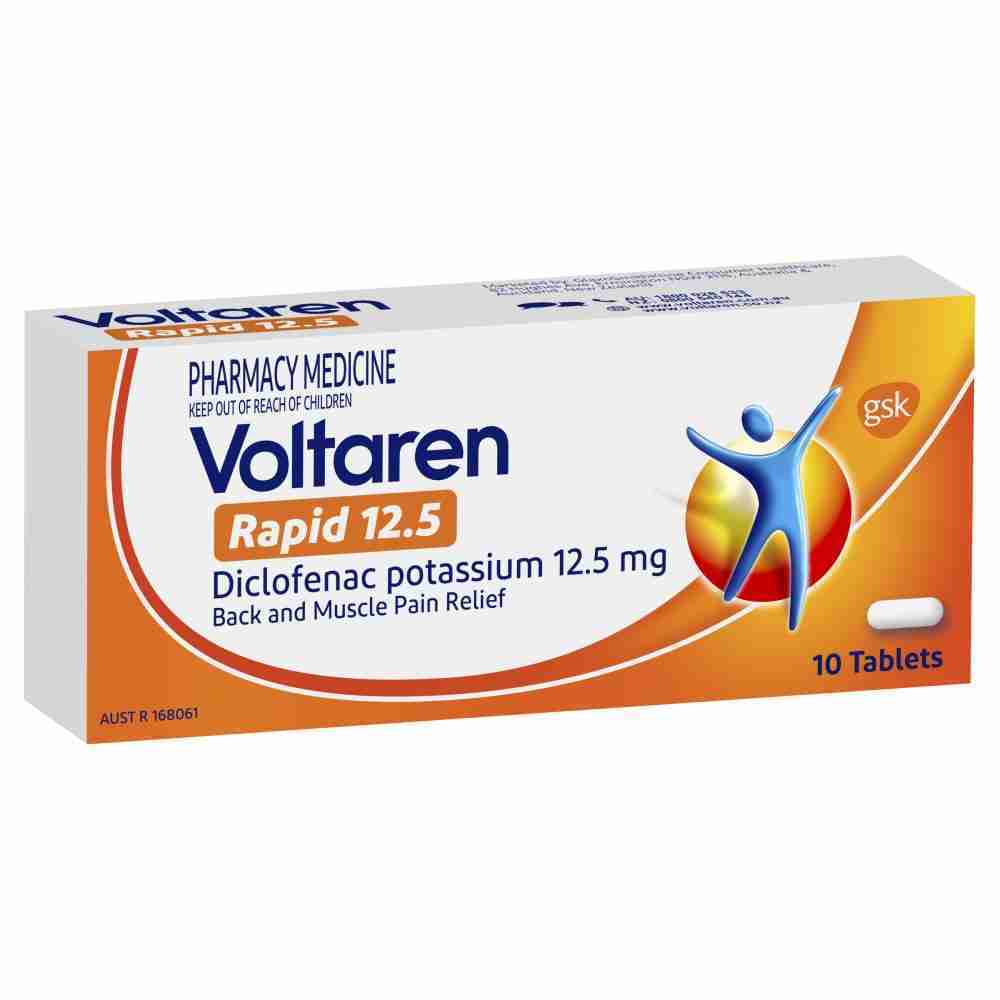 Voltaren Rapid 12.5 10 Tablets - Image 2
