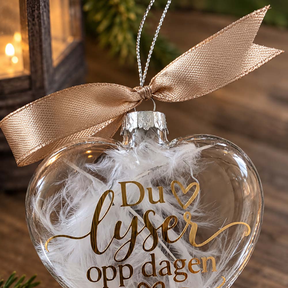 Julekulehjerte Du lyser opp...