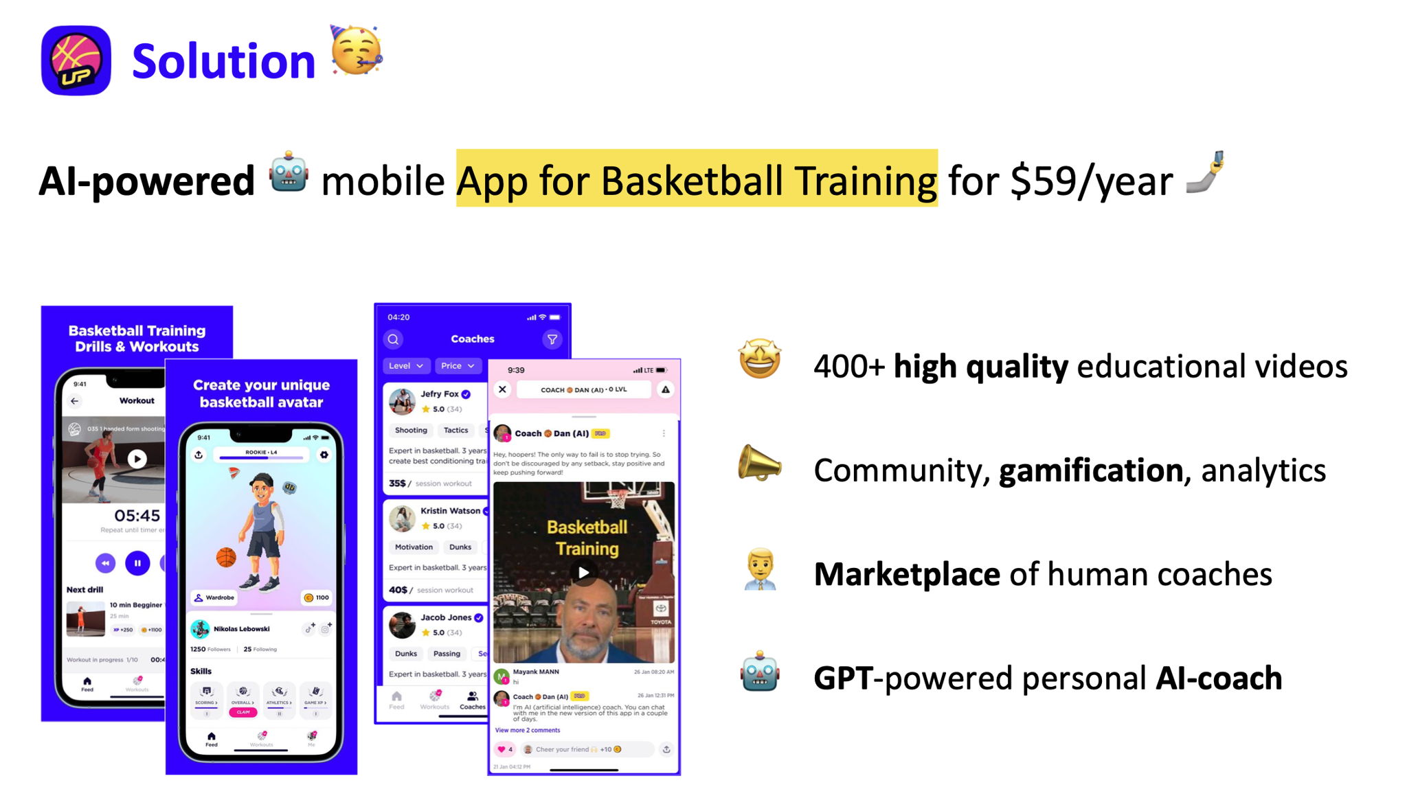 AI-powered 🤖 mobile App for Basketball Training for $59/year 🤳