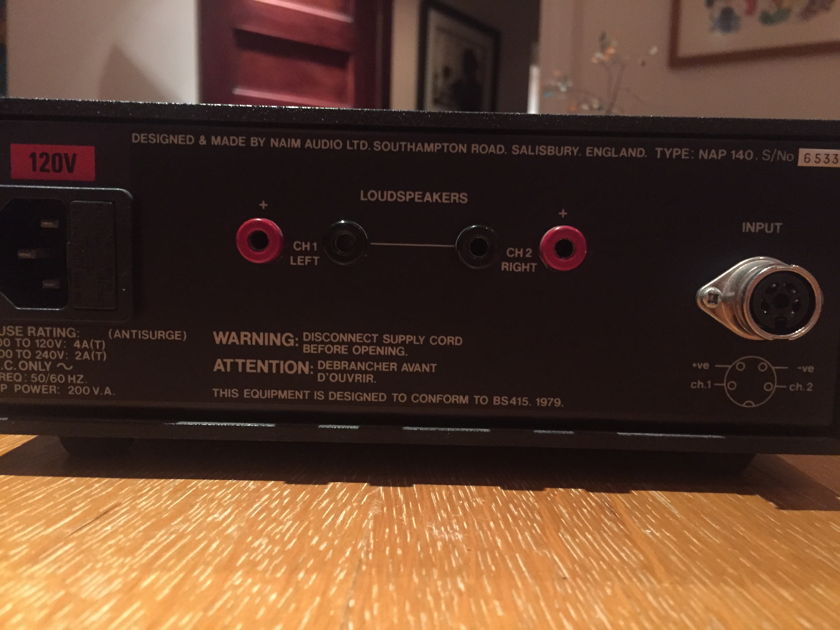 Naim Audio NAP-140 Amplifier.