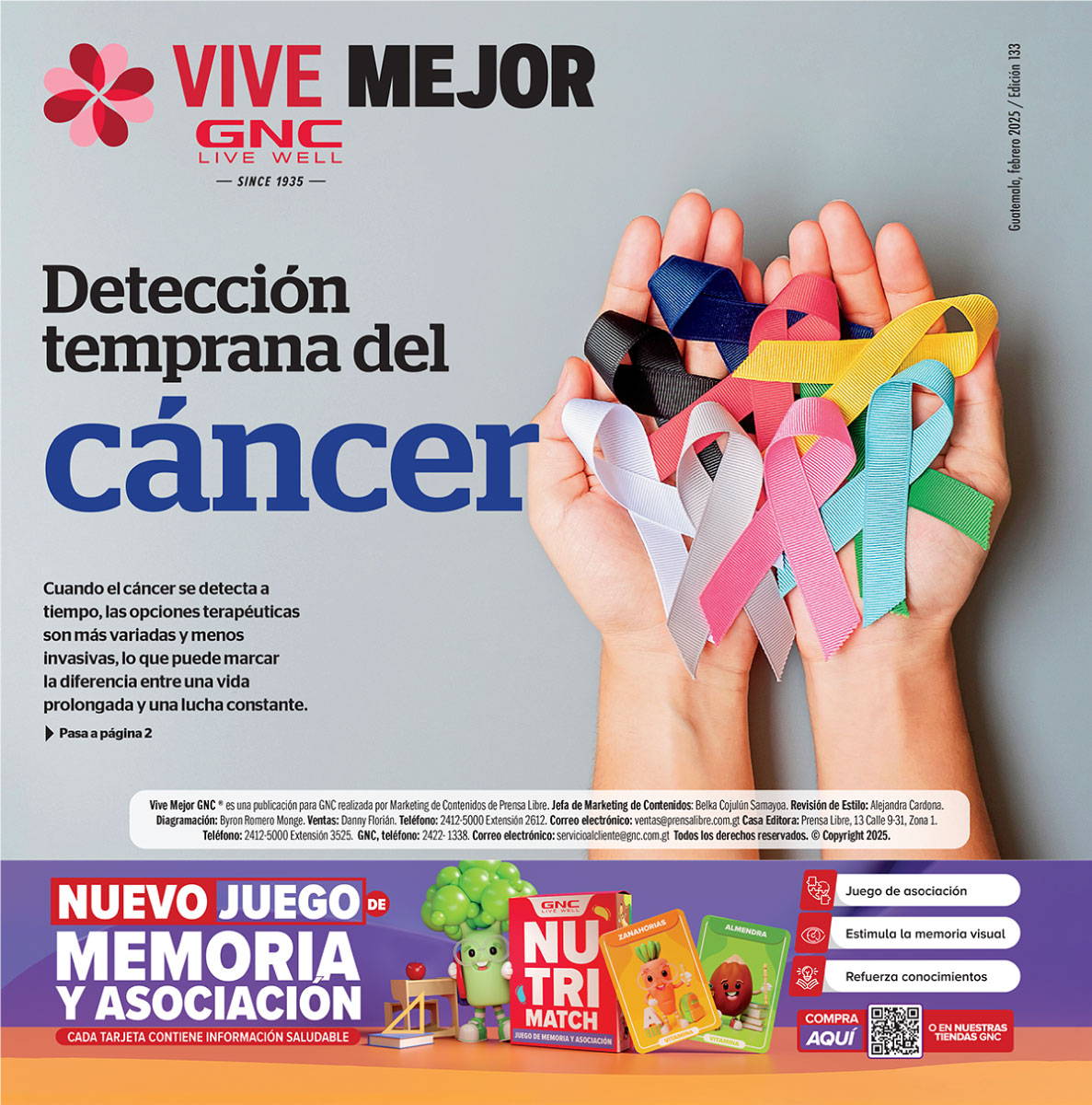 Suplemento sobre detección temprana del cáncer