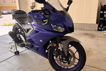 2021 YAMAHA YZF-R3 motorcycle for rent near CHULA VISTA, CA