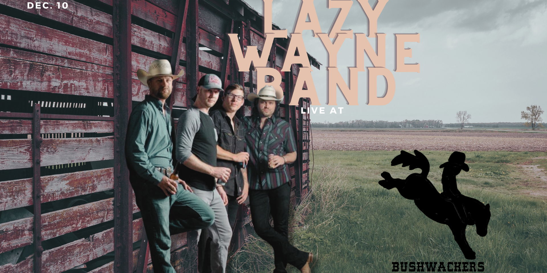 Bushwackers Live: Lazy Wayne Band promotional image