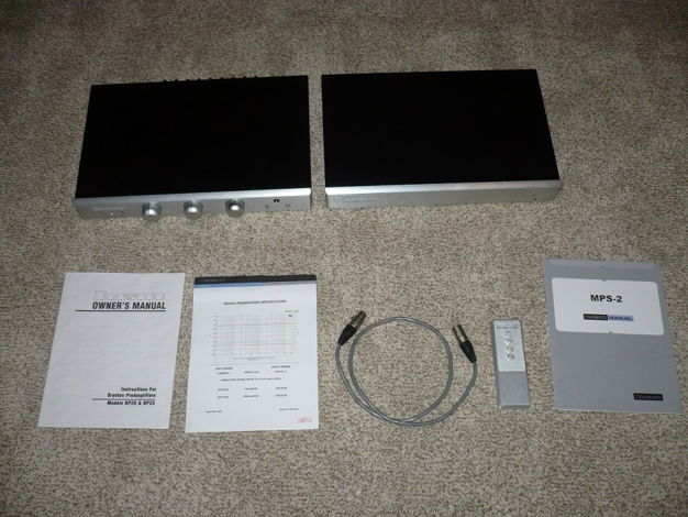 Bryston BP-26da with MPS-2 power supply and BP-25 Remot...