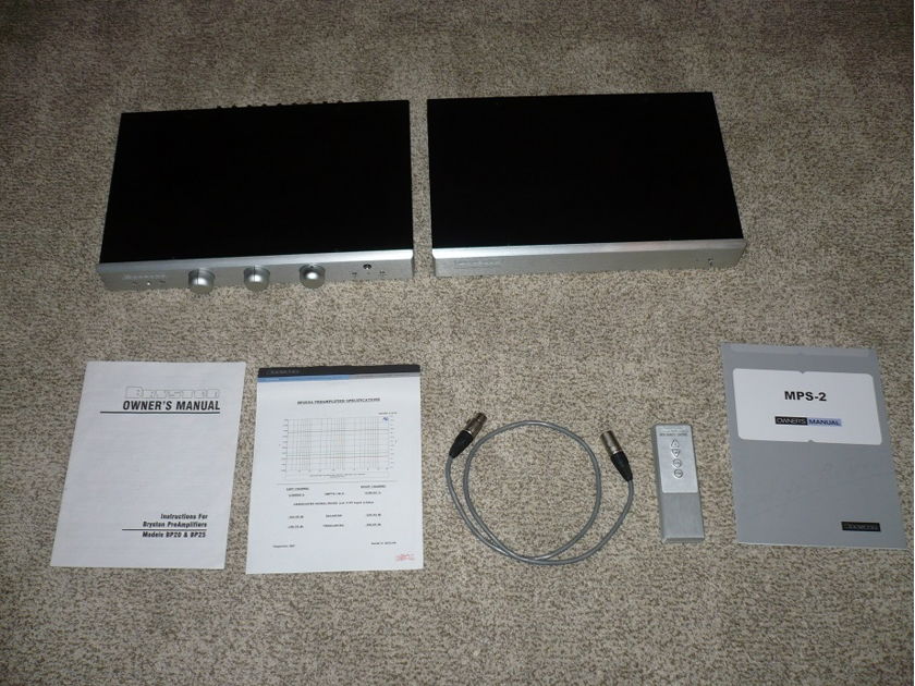 Bryston BP-26da with MPS-2 power supply and BP-25 Remote