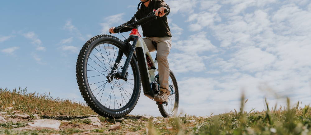 A Cannondale e-MTB