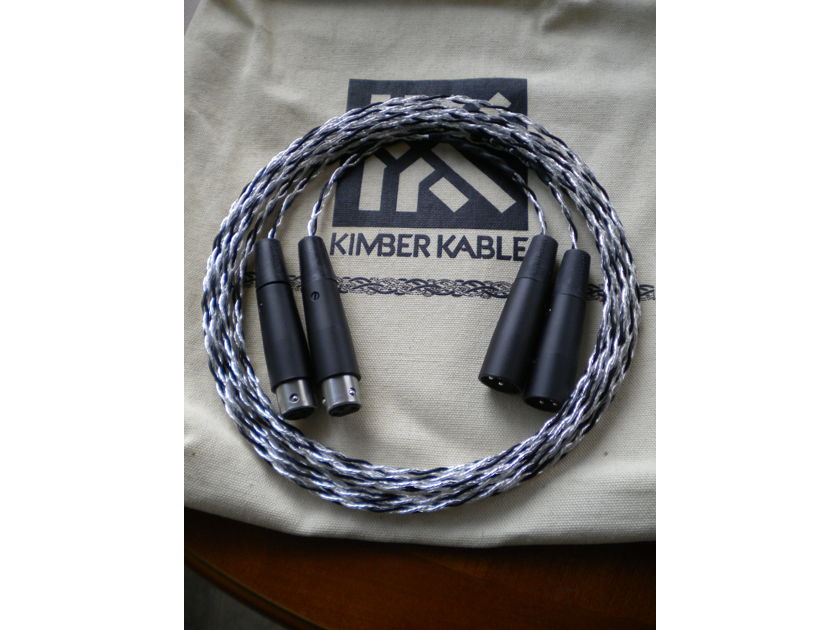 Kimber Kable 3 Meter Silver Streak balanced interconnects , New/Unused/Mint!