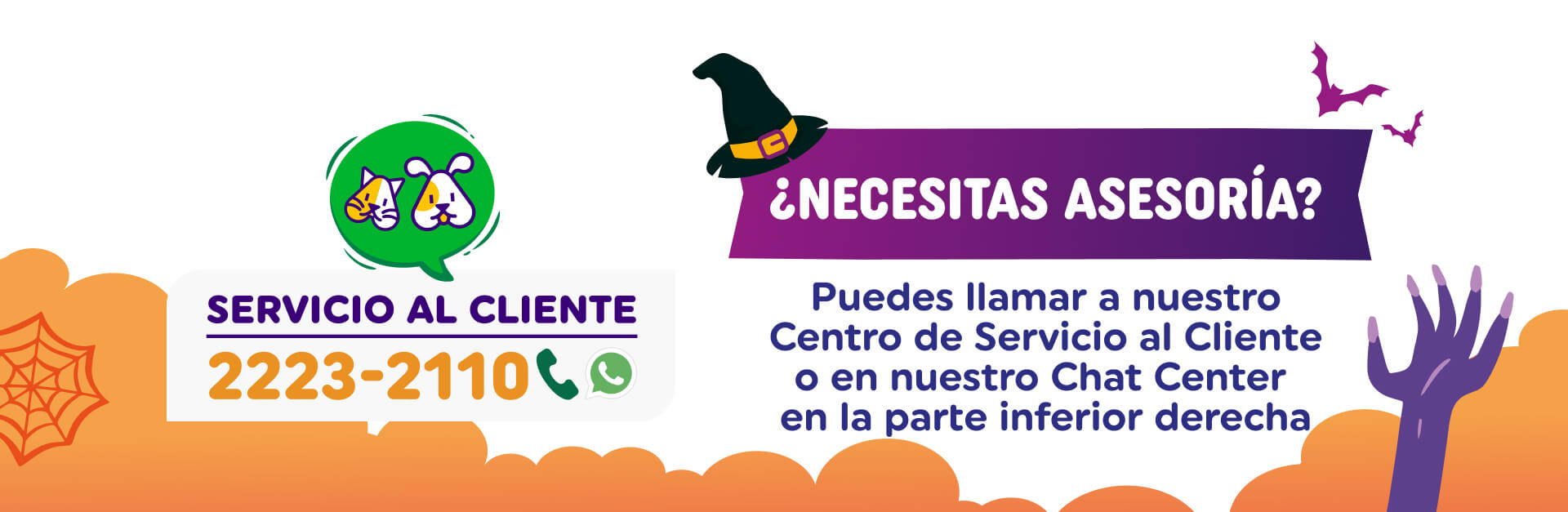 Servicio al Cliente: 2223-2110