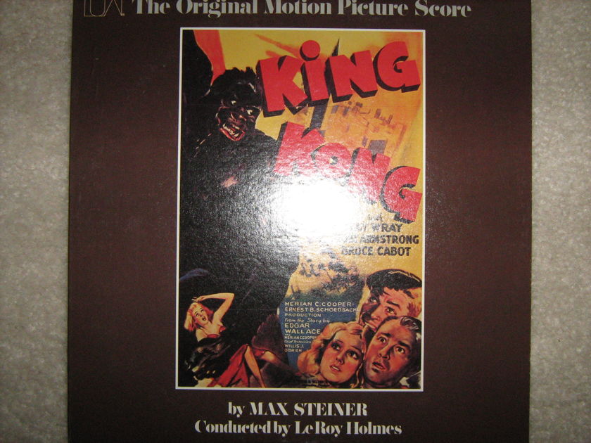 King Kong by Max Steiner - The original film score United Artists  stereo lp