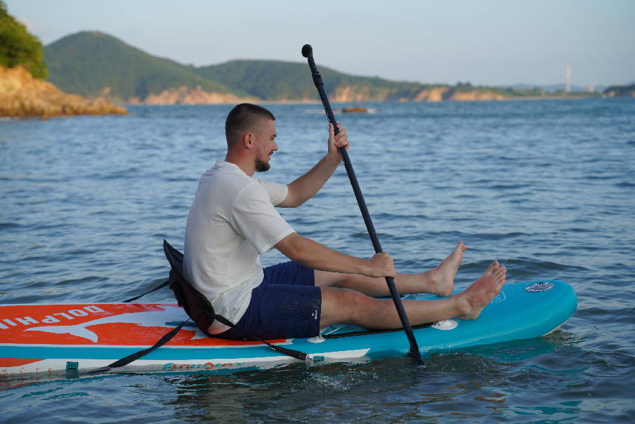 Beginner paddle board in Canada