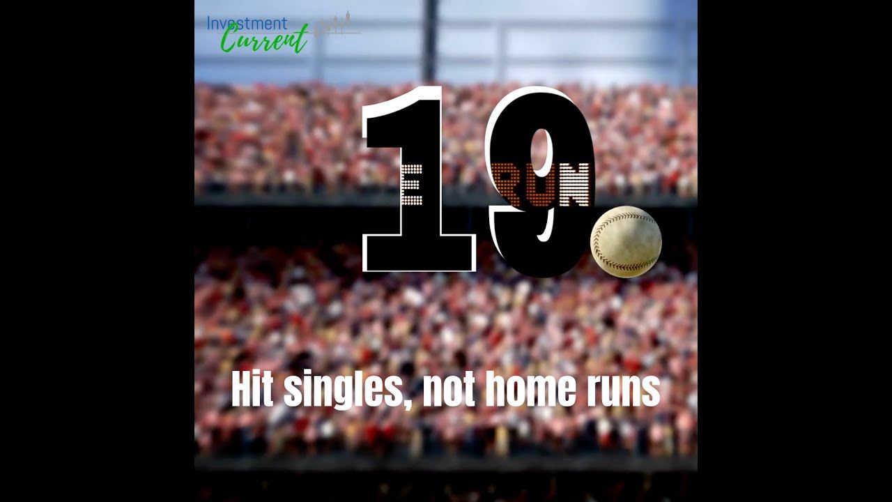 25 Point Mantra by Douglas Zalesky: Rule #19 Hit Singles