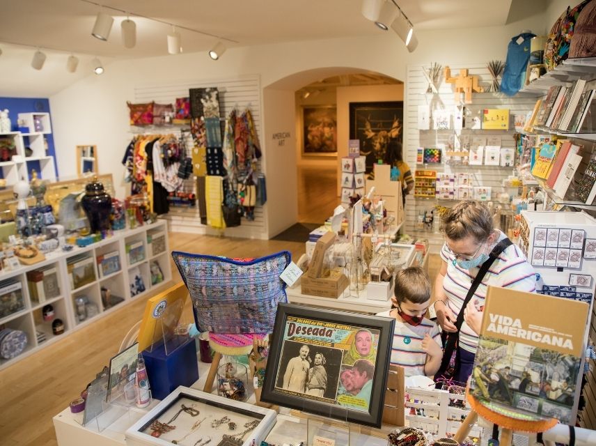 Guests browsing the Museum Shop