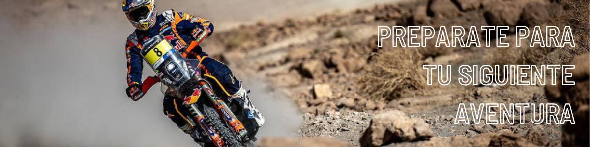 Equipo para moto de mujer