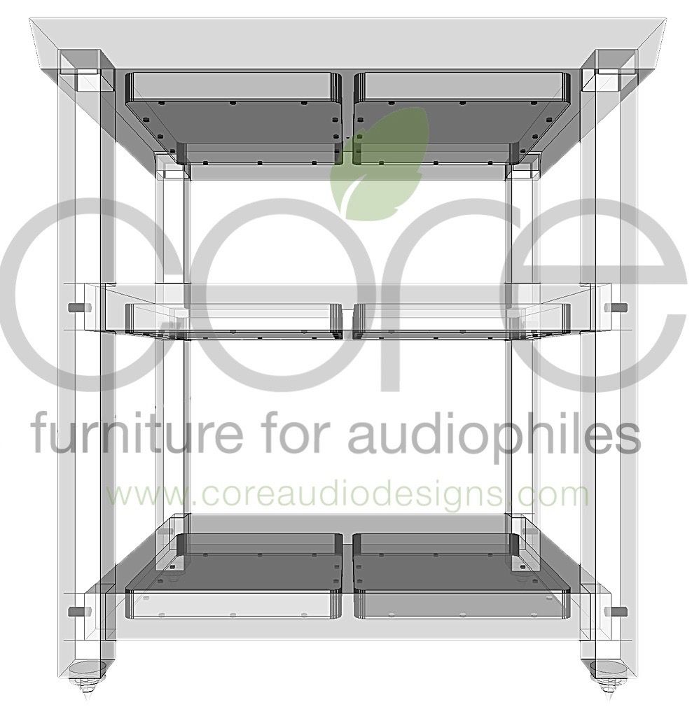 core audio designs "plyKraft" 3L X-Ray View. 