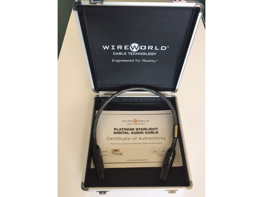 Wireworld Platinum Starlight 7 Digital Cable Virtually new!