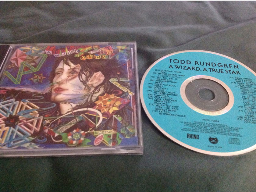 Todd Rundgren  - A Wizard A True Star Rhino Bearsville Records Compact Disc