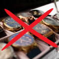 old fashioned watch box