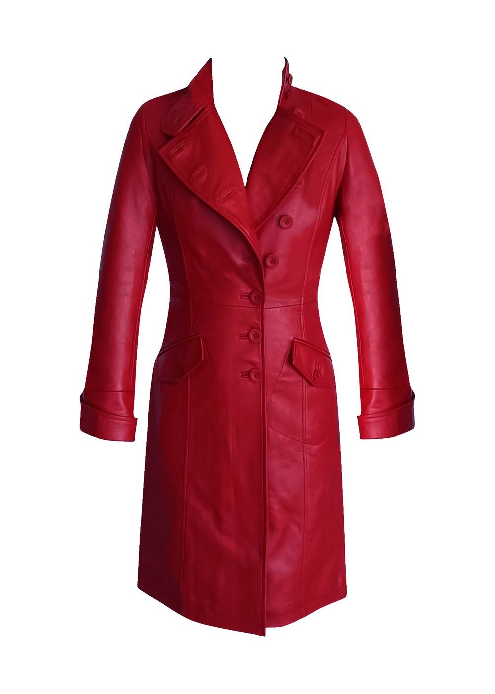 ZARIN - Burgundy LEATHER