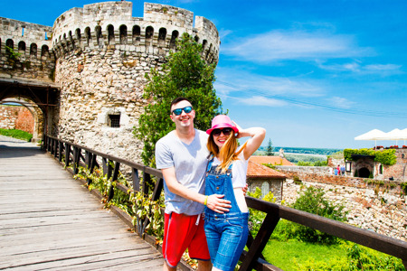 Belgrade Serbia View from Old Castle Entrance.jpg