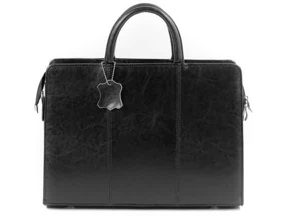 Damen-Leder-Aktentasche-Lehrertasche-Bürotasche-PELLARO