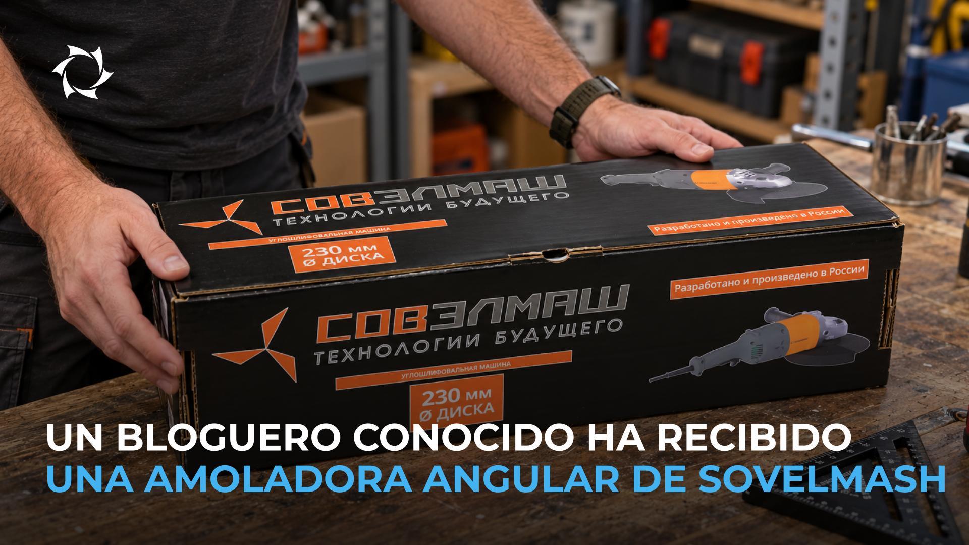 Unboxing de la amoladora angular de Sovelmash