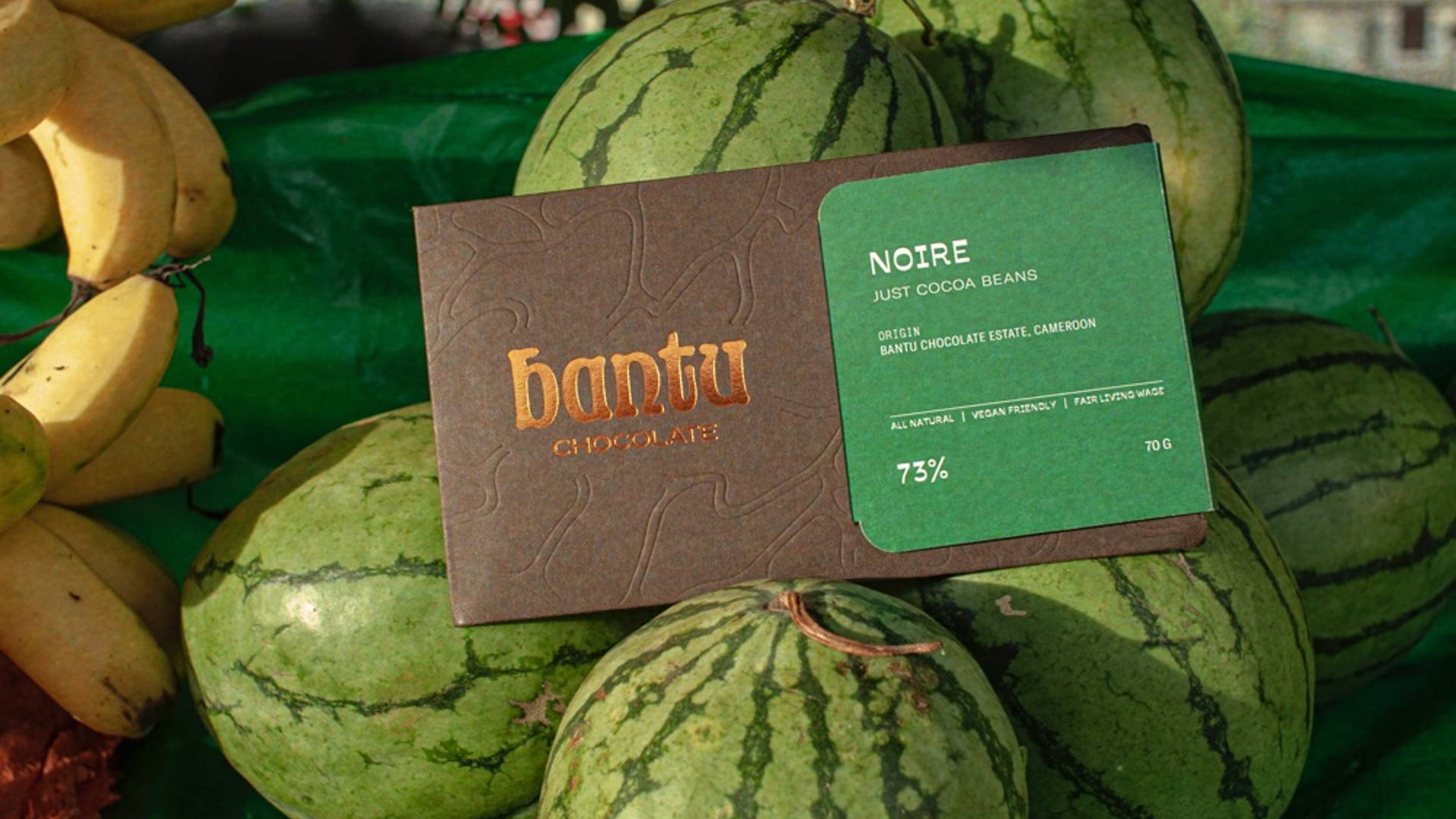 Featured image for Bantu Chocolate's Packaging Effuses Natural Refinement