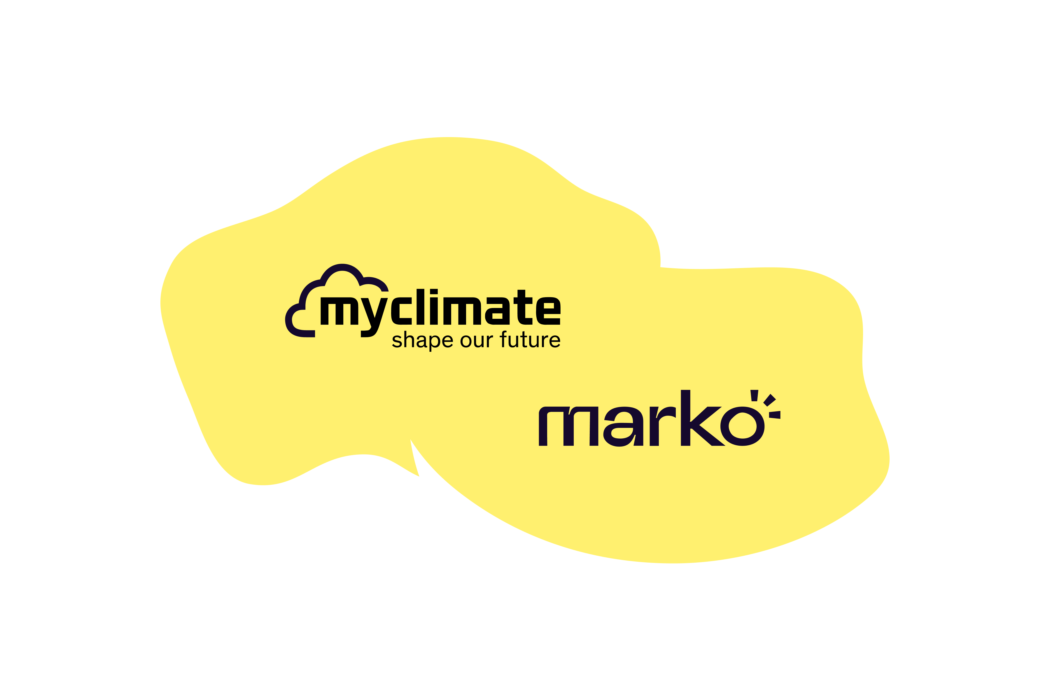 Logo of MyClimate and marko