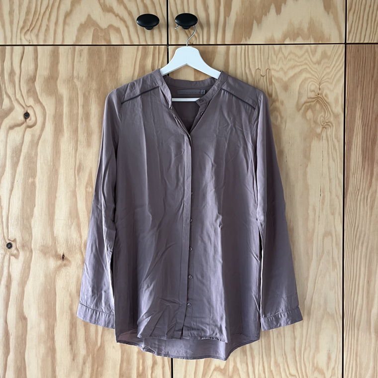 Leichte Bluse in Taupe - 36