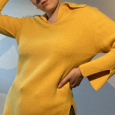 Cozy yellow sweater