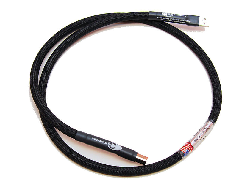 Crystal Clear Audio Master Class series 1m usb cable black