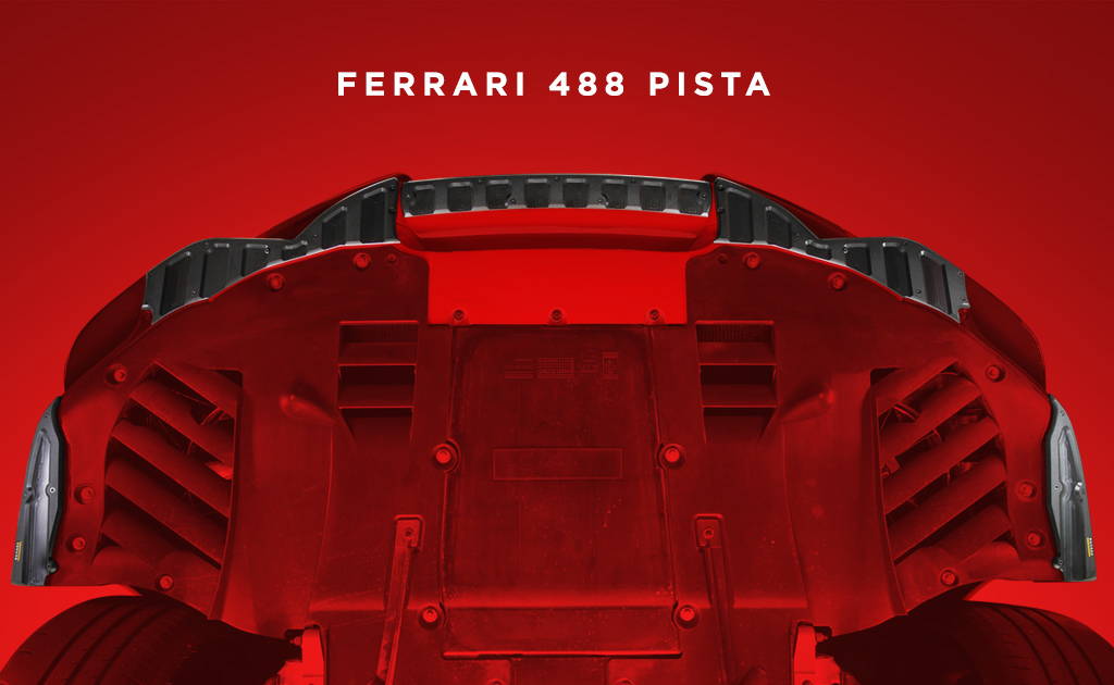 Ferrari 488 Pista Skid Plate Scrape Armor
