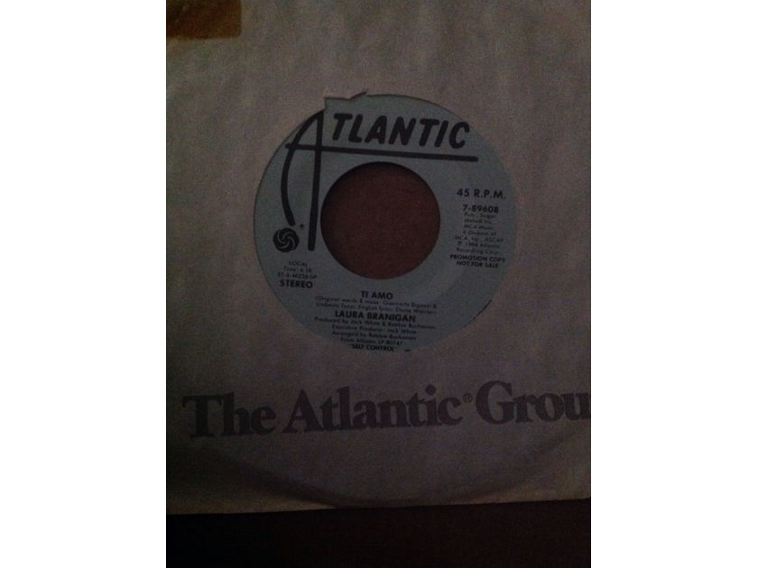 Laura Branigan - Ti Amo Atlantic Records Promo 45 Double Sided Stereo Vinyl NM