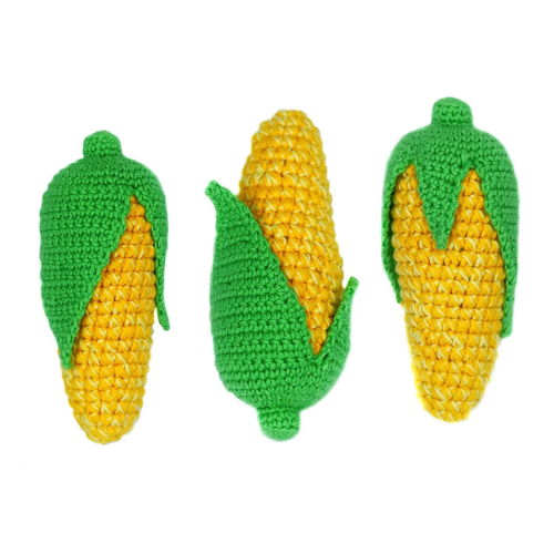 MAÏS Haakpatroon - Boerderij Haak Voedsel Patroon Speel Voedsel Kinderen Doen alsof Spelen Amigurumi Groenten Eenvoudig Haakpatroon Maïs Speelgoed