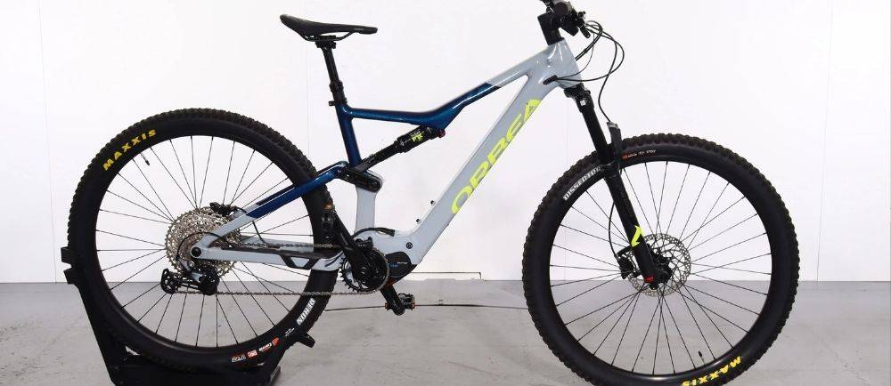 Orbea ebike on a stand