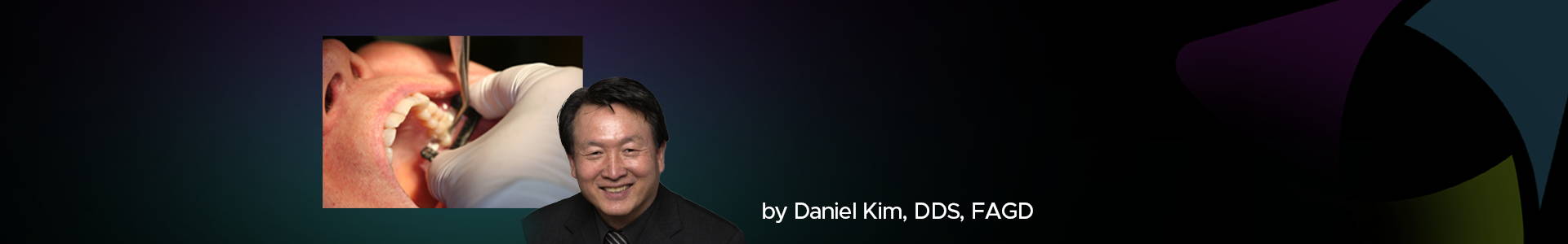 blog banner featuring Dr Daniel Kim and a clinical image in the back