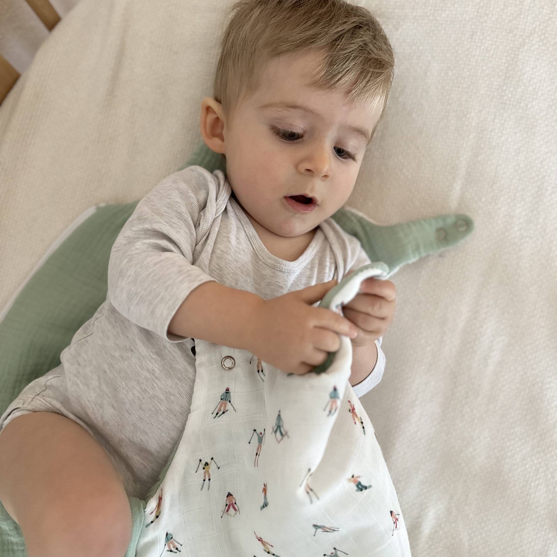 gigoteuse joli nous ajustable et réversible suisse portugal bébé nouveau-né qualité excellence premium fabriqué portugal OEKO-TEX GOTS menthe
