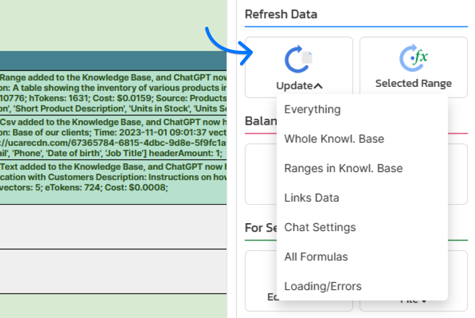 Knowledge Base for ChatGPT