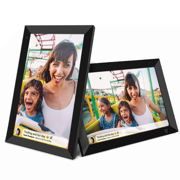 Digital Photo Frame. Frameo digital photo frame. Auto rotates your photos, landscape or portrait.