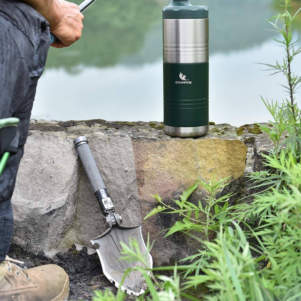 Zune Lotoo Wolf Thorn Hunter Survival Shovel, Camping Gear, Survival Shovel, Multi-Tool Shovel, Hunting Gear, Wolf Thorn Hunter