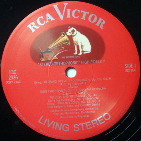 ★Audiophile 180g★ RCA-Classic Records / MACKERRAS, - Si...