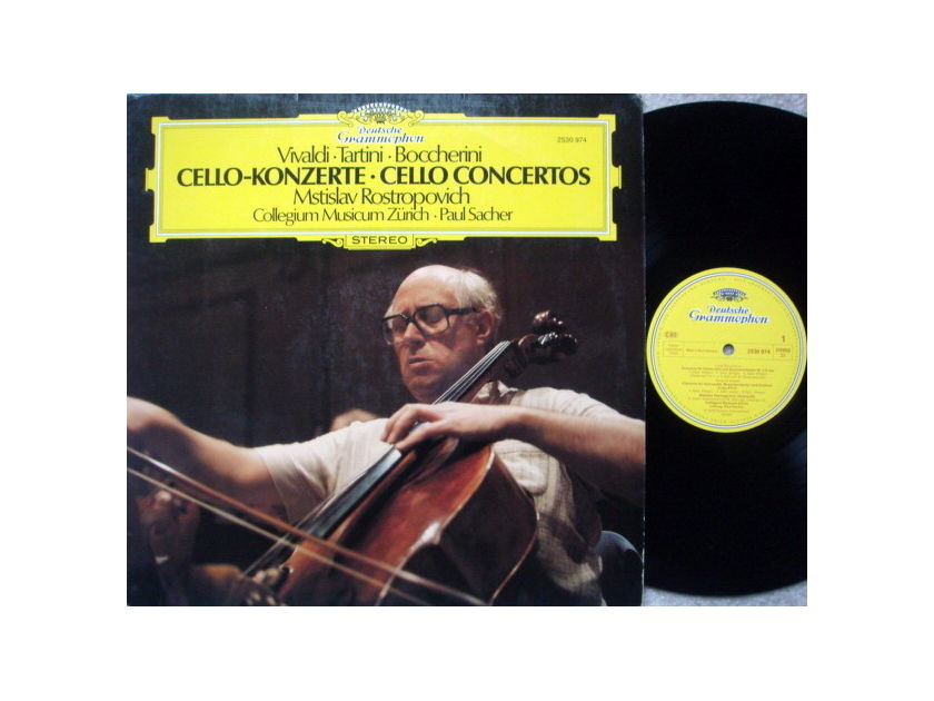 DG / Vivaldi-Tartini-Boccherini Cello Concertos, - ROSTROPOVICH/SACHER, MINT!