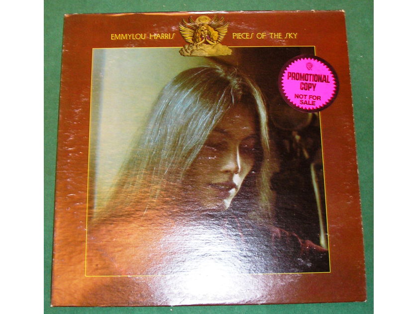 EMMYLOU HARRIS *PIECES OF THE SKY* - PROMOTIONAL COPY - NOT FOR SALE ***RARE - EXCELLENT 9/10 VINYL***