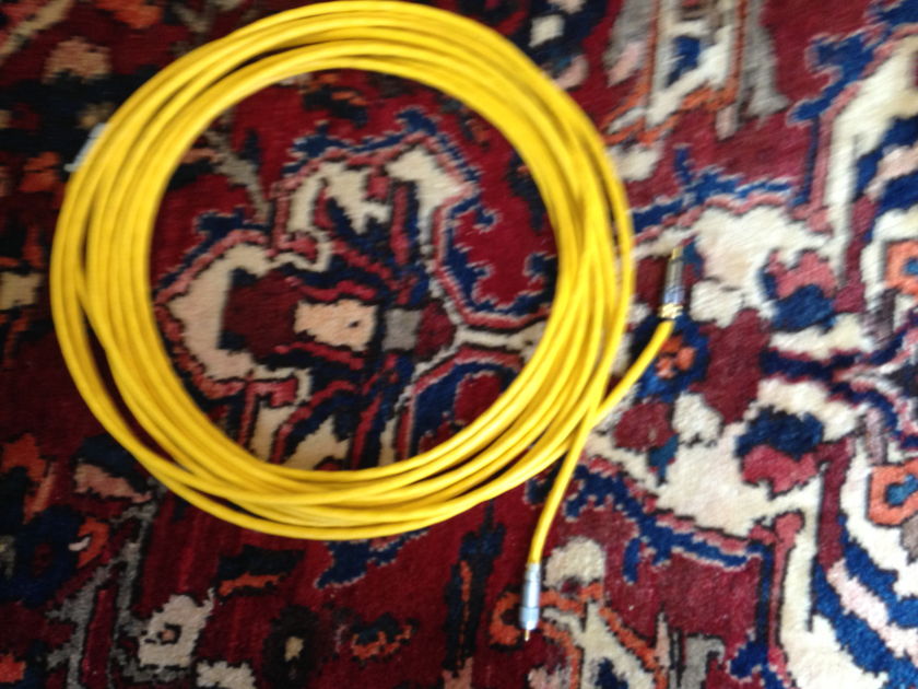 Krell Cogelco Yellow Interconnects  Cables
