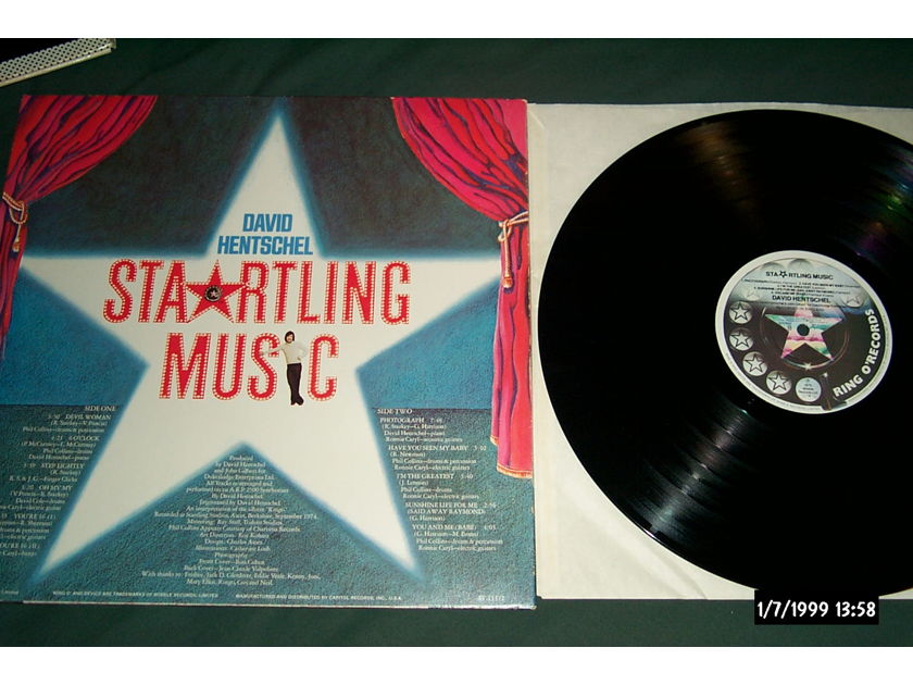 David Hentschel - Sta*ling Music Ring O' Records Label LP NM