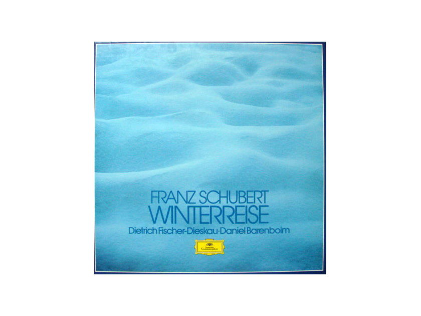 DG / Schubert Winterreise, - FISCHER-DIESKAU/BARENBOIM, MINT, 2LP Box Set!