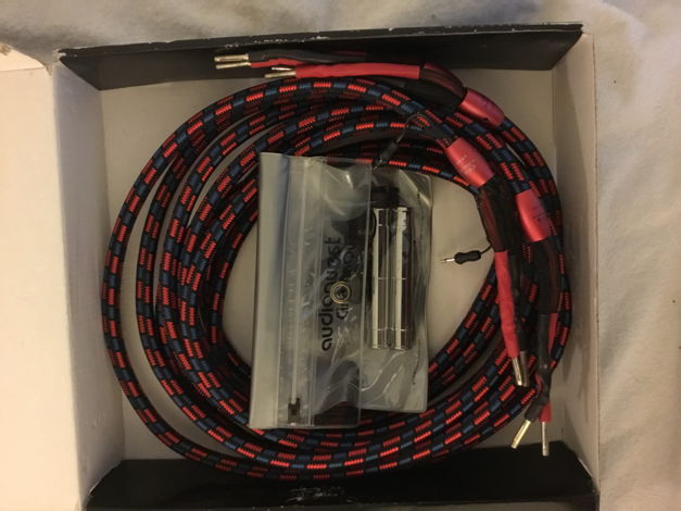 9'10" tip-to-tip in OEM Box (cable modified aftert purchase)