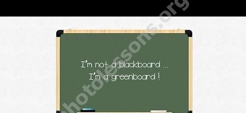 PSD исходник - школьная доска для Фотошоп