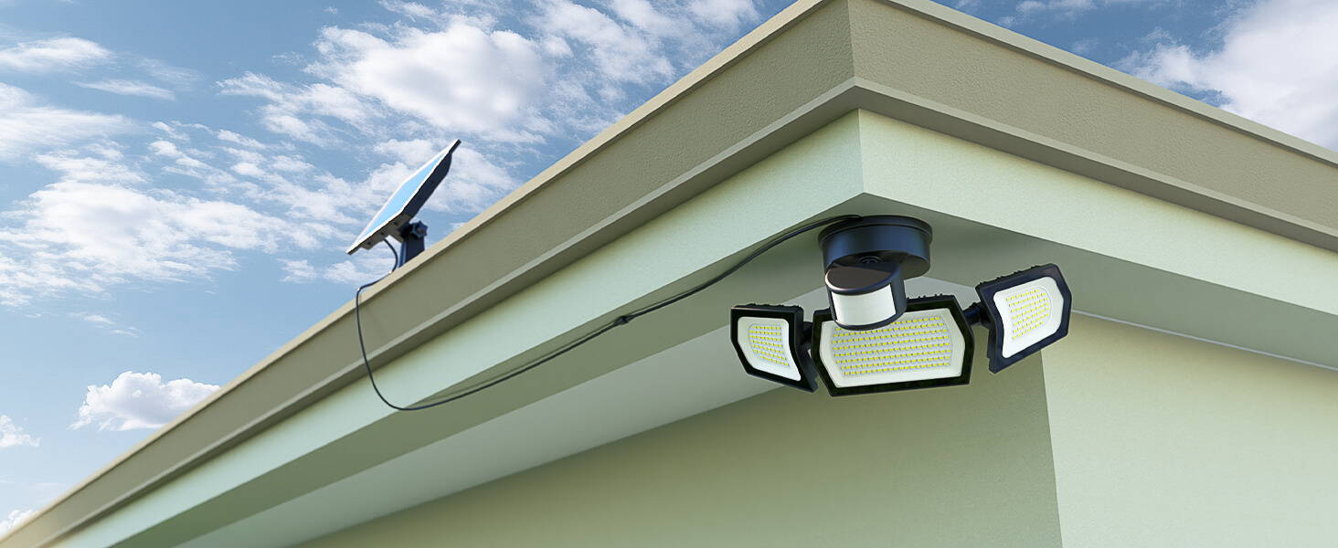 Onforu Exterior LED Solar Motion Lights Group Linkage